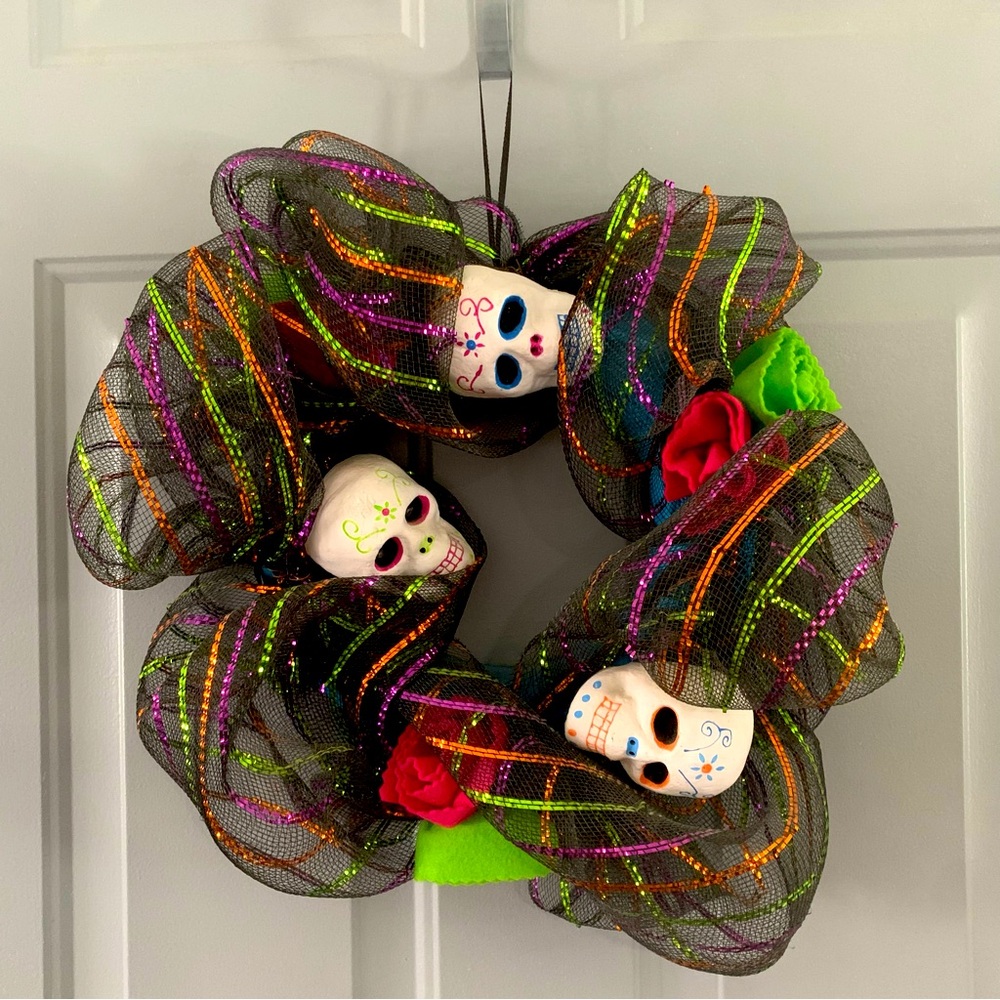 Sugar Skull Wreath